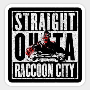 Straight Outta Raccoon City Sticker